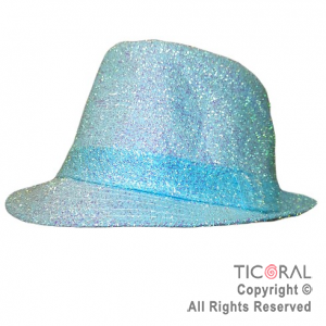 SOMBRERO TANGUERO FUNYI GLITTER CELESTE X  1